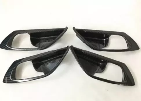 Декоративные накладки на салонные ручки (карбоновые) для MAZDA CX-5 2017