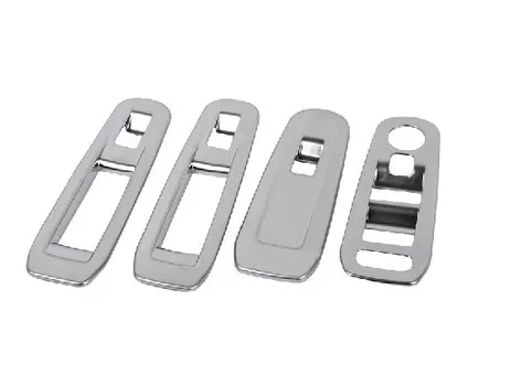 Декоративные накладки на стеклоподъемники для Peugeot 408 2012 -