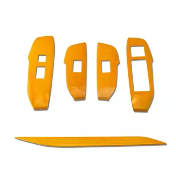 Декоративные накладки на стеклоподъемники и на торпеду для Lexus NX (2014 - 2018)