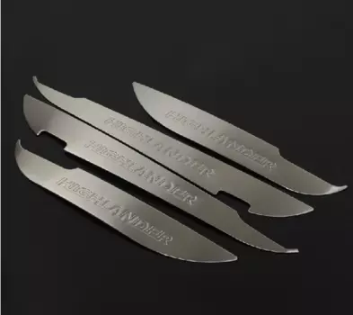 Декоративные накладки на внутреннюю поверхность двери для Toyota Highlander (2014 - 2017)