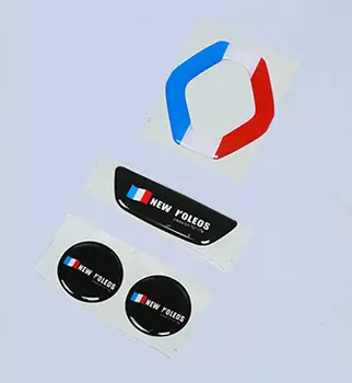 Декоративные наклейки в салон (комплект) BNX170012 для Renault Koleos 2017 -