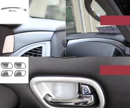 Декоративные салонные накладки для Nissan Patrol 2014 -