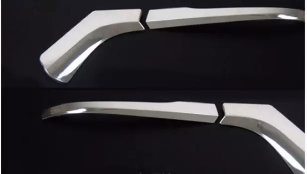 Декоративные вставки в боковые зеркала (хром) для Toyota Alphard 2015 -