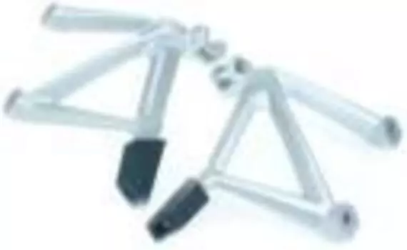 Держатель задней подножки (алюминиевый сплав, серебристый) Savage SAVAGE-0149-01 для BMW R 1200 GS LC 2013 - 2018 R 1200 GS LC Adv 2014- 2018 R 1250 GS R 1250 GS Adventure