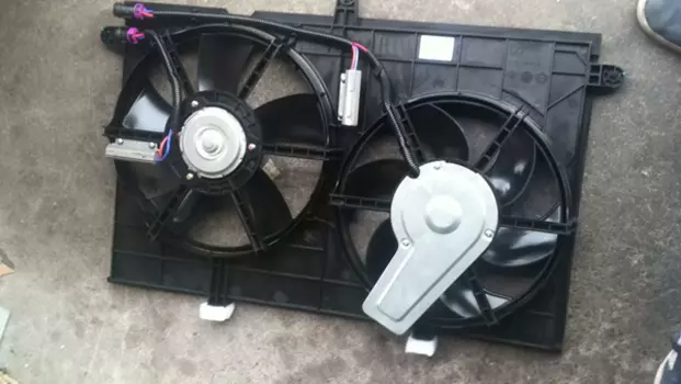 Диффузор радиатора с вентиляторами для Zotye Coupa (Zotye T600 coupe) 2017 - 2019