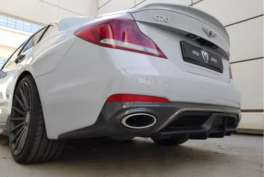 Диффузор заднего бампера GENESIS G70