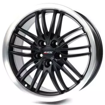 Диск колесный Alutec BlackSun 8,5xR19 5x112 ET40 ЦО70,1 черный матовый с полированным ободом