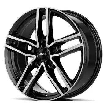 Диск колесный Alutec Ikenu 9xR19 5x112 ET49 ЦО66,5 черный глянцевый с полированной лицевой частью IKE90949M83-1