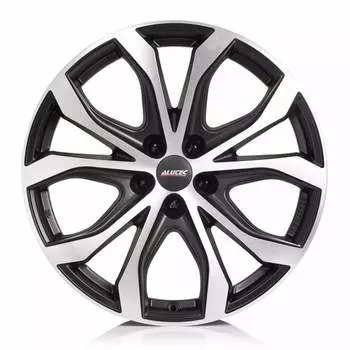 Диск колесный Alutec W10X 8xR18 5x108 ET45 ЦО70,1 чёрный с полированной лицевой частью W10X-80845B53-5