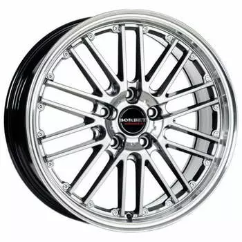 Диск колесный Borbet CW2 8,5xR19 5x108 ET45 ЦО72,5 серебристый с полированным ободом 221079