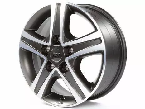 Диск колесный Borbet CWD 6xR15 5x118 ET68 ЦО71.1 серый тёмный матовый с полированной лицевой частью 881616