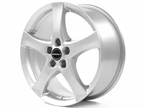 Диск колесный Borbet F 6.5xR16 5x100 ET38 ЦО64.1 серебристый 8135702