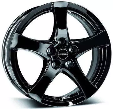 Диск колесный Borbet F 8xR18 5x108 ET40 ЦО72,5 черный глянцевый 8102214