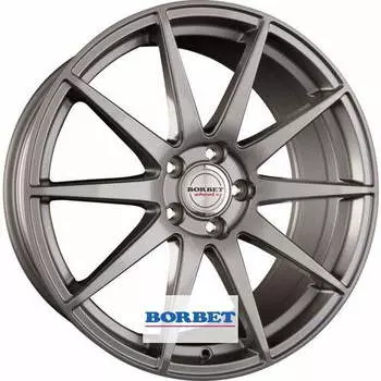 Диск колесный Borbet GTX 8.5xR19 5x112 ET35 ЦО72.5 серый тёмный глянцевый 222423