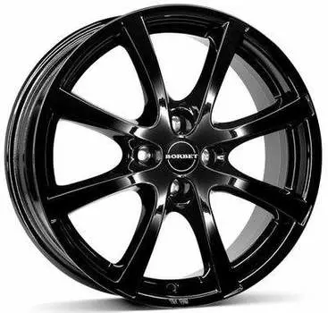 Диск колесный Borbet LV4 7xR17 4x108 ET25 ЦО65.1 чёрный глянцевый 8100917