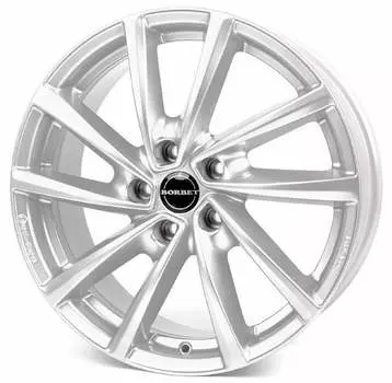 Диск колесный Borbet V 7xR18 5x112 ET43 ЦО57,1 серебристый 8131014
