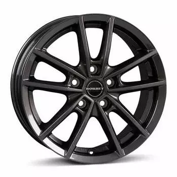 Диск колесный Borbet W 7xR17 5x114.3 ET40 ЦО72.5 серый темный глянцевый 496406