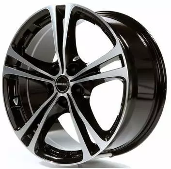 Диск колесный Borbet XL 7,5xR17 5x114,3 ET50 ЦО72,5 серый с полированной лицевой частью 136918