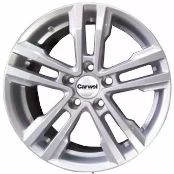 Диск колесный Carwel Аллаки 197 6.5xR16 5x114.3 ET40 ЦО66.1 серебристый металлик 101932