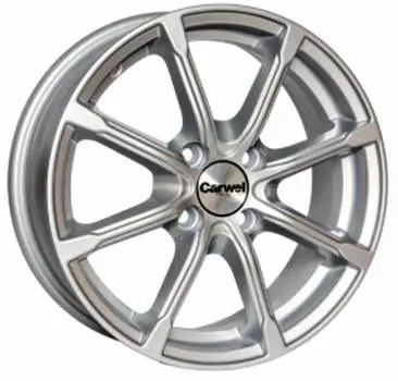 Диск колесный Carwel Бета 114 6xR15 4x100 ET45 ЦО67,1 серебристый 39483