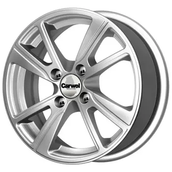 Диск колесный Carwel Бросно 127 5,5xR14 4x98 ET35 ЦО58,5 серебристый металлик 101868