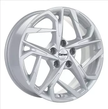 Диск колесный Carwel Цаган 1716 7xR17 5x114.3 ET48 ЦО67.1 серебристый 098667