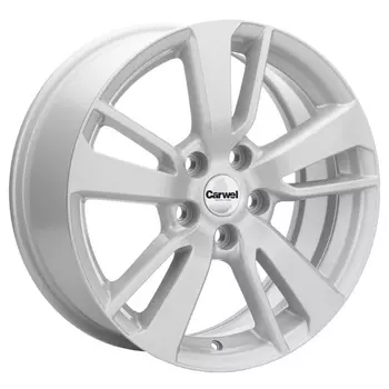 Диск колесный Carwel Чага 1704 7xR17 5x114,3 ET40 ЦО66,1 серебристый 96175