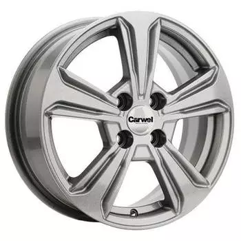 Диск колесный Carwel Диво 1502 6xR15 4x100 ET45 ЦО54,1 серый 95877