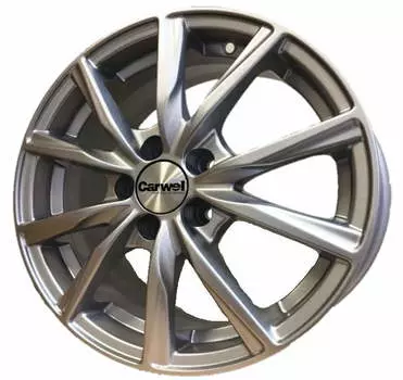 Диск колесный Carwel Гамма 115 6xR15 5x112 ET43 ЦО66.6 серебристый 033593