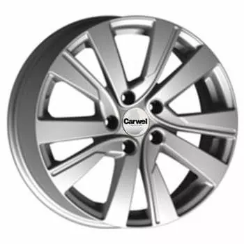 Диск колесный Carwel Гирвас 185 7xR17 5x114,3 ET48,5 ЦО66,1 серебристый 33830