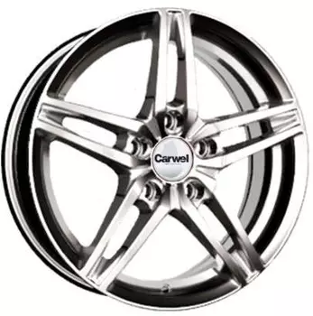 Диск колесный Carwel Хумми 219 6.5xR16 5x100 ET40 ЦО67.1 серебристый металлик 077410