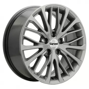 Диск колесный Carwel Инкан 1705 7xR17 5x114,3 ET45 ЦО60,1 серый 95876