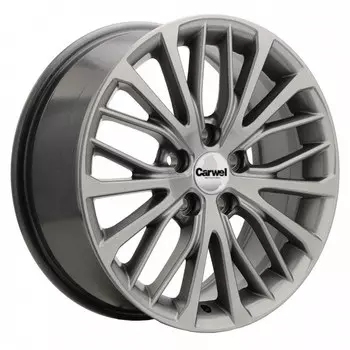 Диск колесный Carwel Инкан 1705 7xR17 5x114.3 ET45 ЦО67.1 серебристый темный 102138