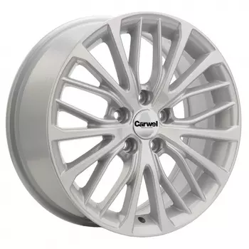 Диск колесный Carwel Инкан 1705 7xR17 5x114,3 ET50 ЦО67,1 серебристый 36662