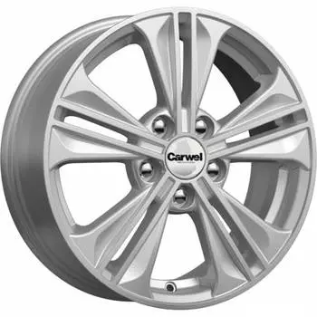 Диск колесный Carwel Исток 106 6xR16 5x114,3 ET43 ЦО67,1 серебристый 33764