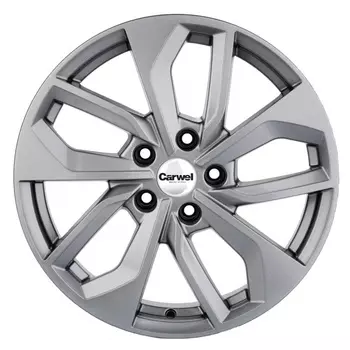 Диск колесный Carwel Эльтон 1703 7xR17 5x114,3 ET45 ЦО60,1 серебристый тёмный 098851