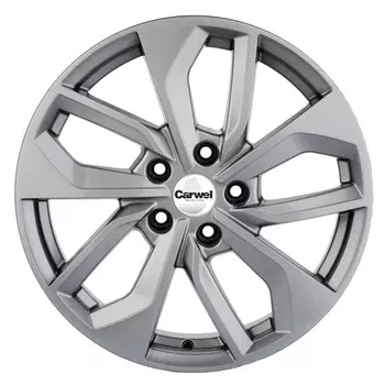 Диск колесный Carwel Эльтон 1703 7xR17 5x114.3 ET47 ЦО66.1 серебристый тёмный 098854