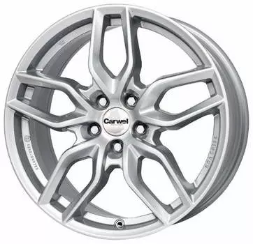 Диск колесный Carwel Эпсилон 117 6,5xR16 5x100 ET40 ЦО67,1 серебристый 33690