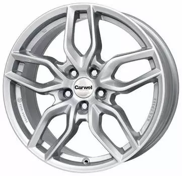 Диск колесный Carwel Эпсилон 117 6.5xR16 5x114.3 ET45 ЦО67.1 серебристый металлик 101657