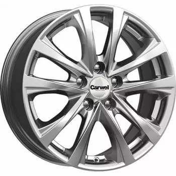 Диск колесный Carwel Касли 167 7xR17 5x114,3 ET40 ЦО66,1 серебристый 33813
