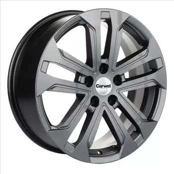 Диск колесный Carwel Куж 1803 7xR18 5x112 ET43 ЦО57.1 серый 098756