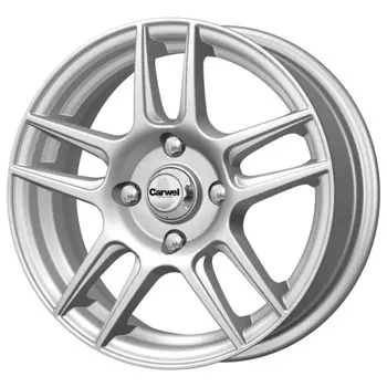 Диск колесный Carwel Лама 130 6xR15 4x100 ET40 ЦО60.1 серебристый металлик 101903