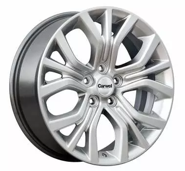 Диск колесный Carwel Лум 1608 6,5xR16 5x114,3 ET45 ЦО67,1 серебристый 036195