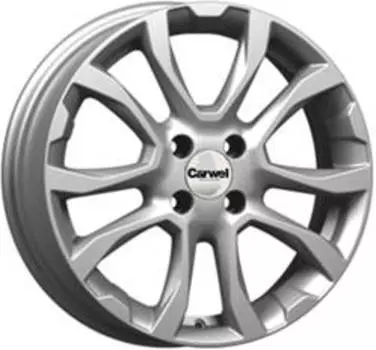 Диск колесный Carwel Нюк 191 6xR16 4x100 ET45 ЦО60,1 серебристый 33857