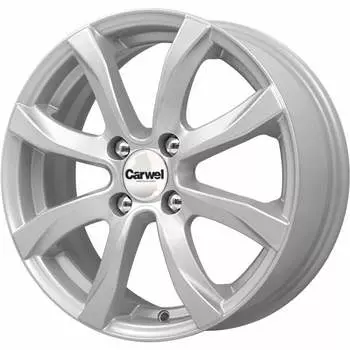 Диск колесный Carwel Омикрон 110 6xR15 4x100 ET45 ЦО67,1 серебристый 97300
