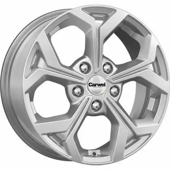 Диск колесный Carwel Орель 190 6,5xR16 5x114,3 ET50 ЦО67,1 серебристый 33854