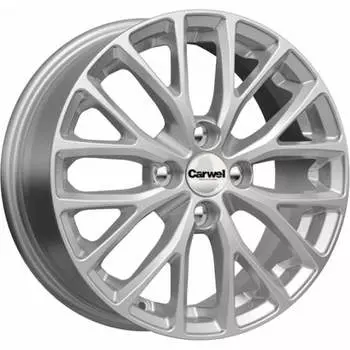 Диск колесный Carwel Риорита 112 6xR15 4x100 ET46 ЦО54.1 серебристый металлик 101621