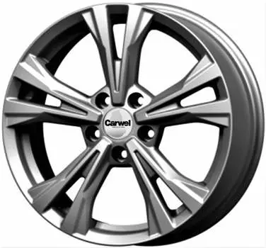 Диск колесный Carwel Самро 204 7xR17 5x114,3 ET45 ЦО67,1 серебристый металлик 101815