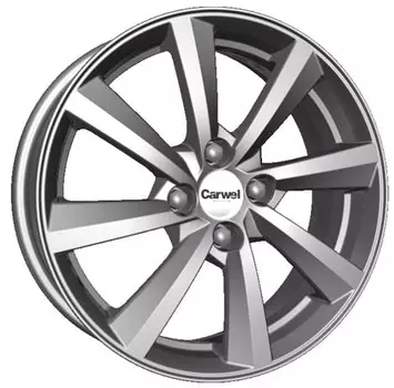 Диск колесный Carwel Селигер 6xR16 4x100 ET50 ЦО60.1 серебристый 102609