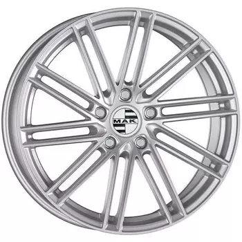 Диск колесный Carwel Шира 1711 6.5xR17 5x114.3 ET50 ЦО66.1 черный матовый с полированным ободом 041940
